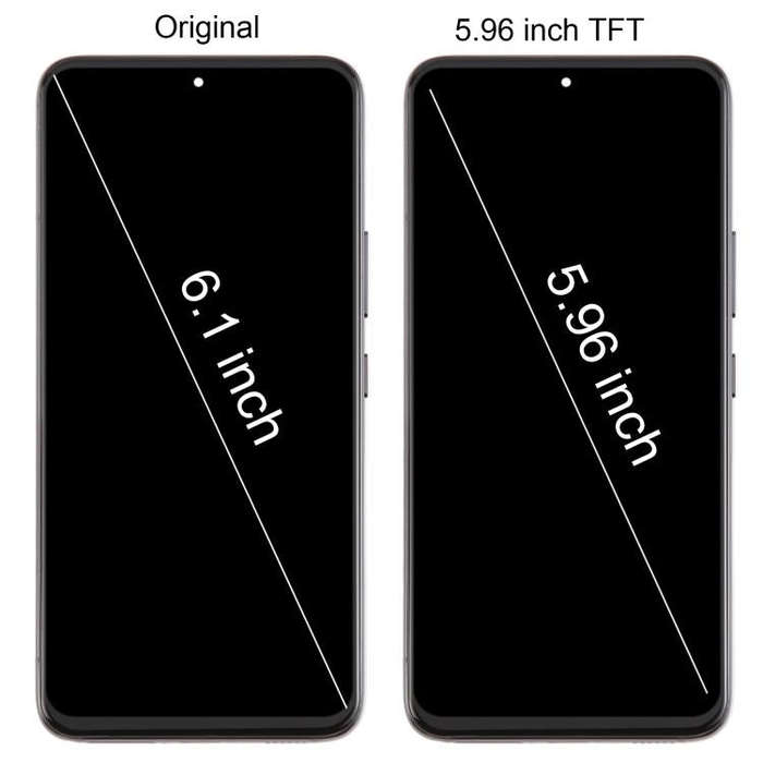 For Samsung Galaxy S22 SM-S901B 5.96 inch TFT LCD Screen Digitizer Full Assembly with Frame, Not ...
