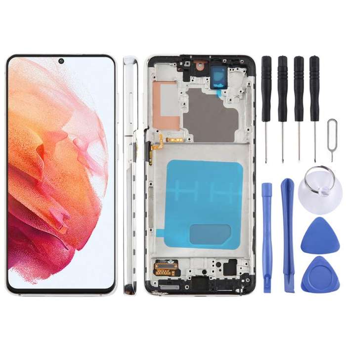 For Samsung Galaxy S21 5G SM-G991B 6.12 inch TFT LCD Screen Digitizer Full Assembly with Frame, N...