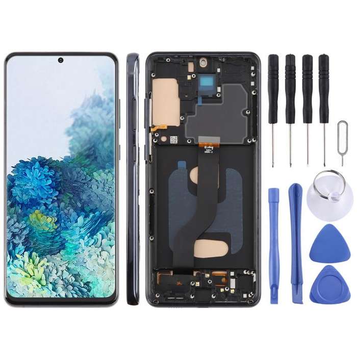For Samsung Galaxy S20+ SM-G985F 6.58 inch TFT LCD Screen Digitizer Full Assembly with Frame, Not...