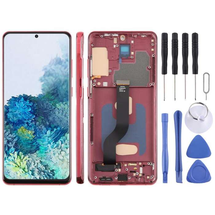 For Samsung Galaxy S20+ SM-G985F 6.58 inch TFT LCD Screen Digitizer Full Assembly with Frame, Not...