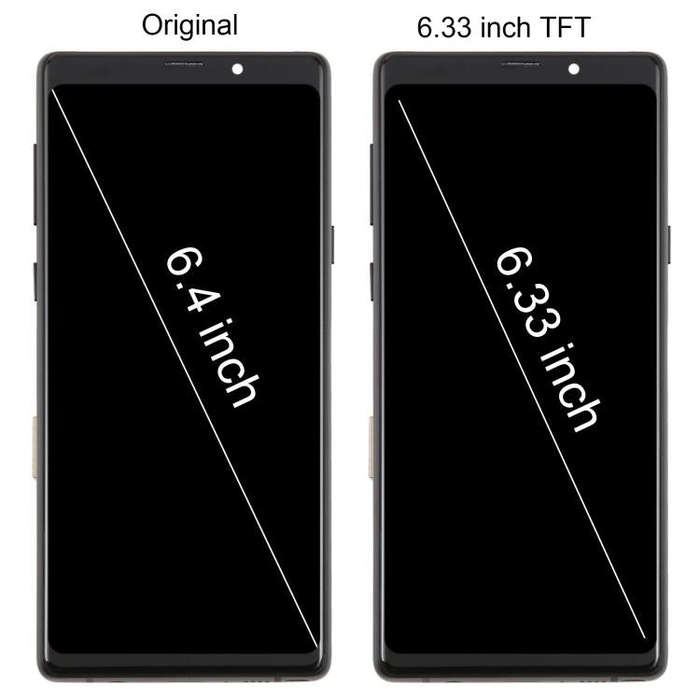 For Samsung Galaxy Note9 SM-N960F 6.33 inch TFT LCD Screen Digitizer Full Assembly with Frame (Bl...