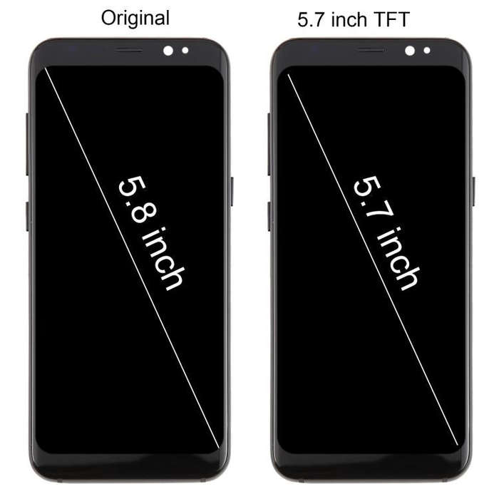 For Samsung Galaxy S8 SM-G950F 5.7 inch TFT LCD Screen Digitizer Full Assembly with Frame (Purple)