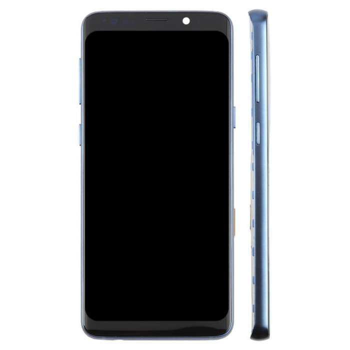 For Samsung Galaxy S9 SM-G960F 5.7 inch TFT LCD Screen Digitizer Full Assembly with Frame (Blue)