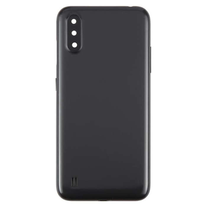 For Samsung Galaxy A01 SM-A015F Back Cover with Camera Lens Cover(Gray)