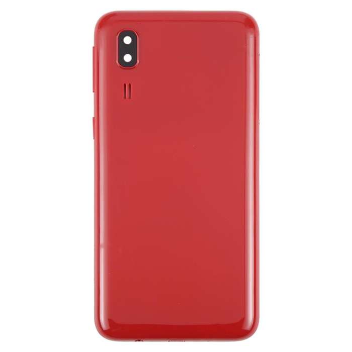 For Samsung Galaxy A2 Core SM-A260F Back Cover with Camera Lens Cover(Red)