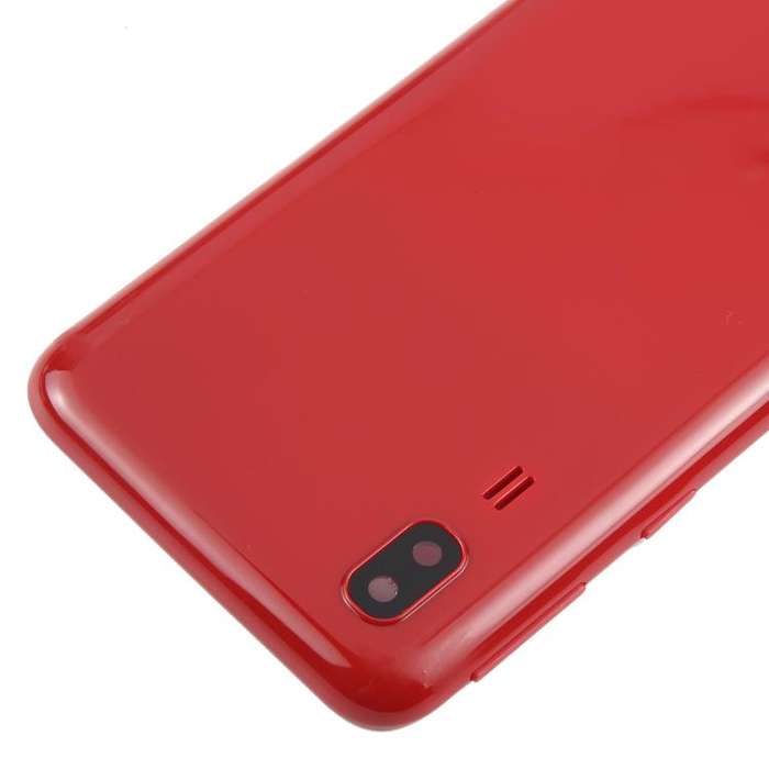 For Samsung Galaxy A2 Core SM-A260F Back Cover with Camera Lens Cover(Red)