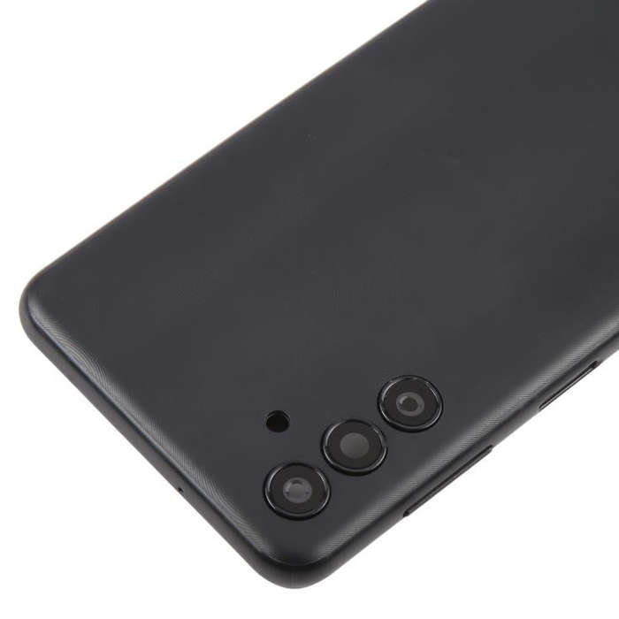 For Samsung Galaxy A04s SM-A047F Back Cover with Camera Lens Cover(Black)