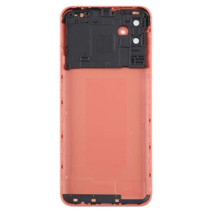 For Samsung Galaxy A04e SM-A042F Back Cover with Camera Lens Cover(Pink)