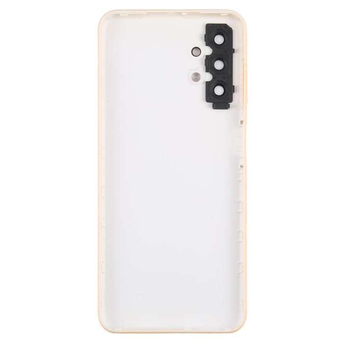 For Samsung Galaxy A13 SM-A135F Back Cover with Camera Lens Cover(Orange)