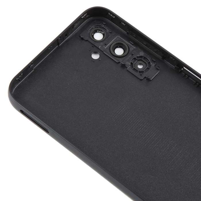 For Samsung Galaxy A14 SM-A145F Back Cover with Camera Lens Cover(Black)