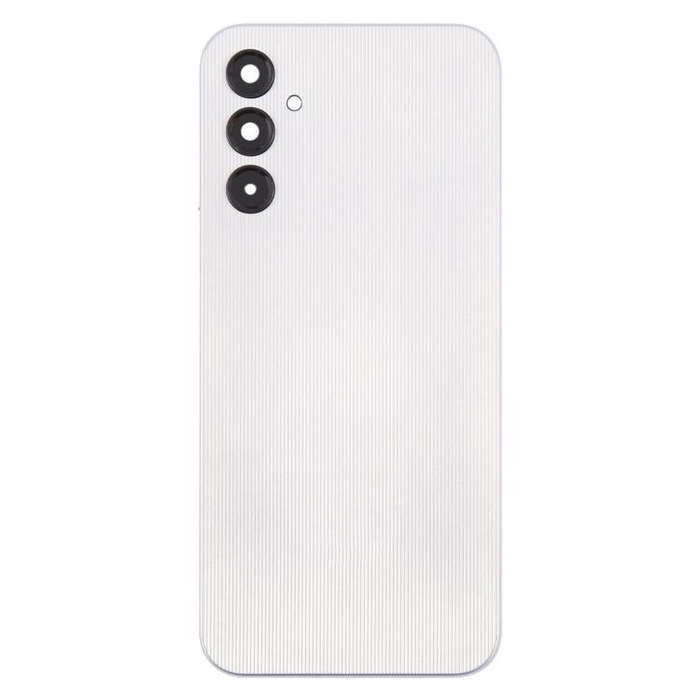 For Samsung Galaxy A14 SM-A145F Back Cover with Camera Lens Cover(Silver)