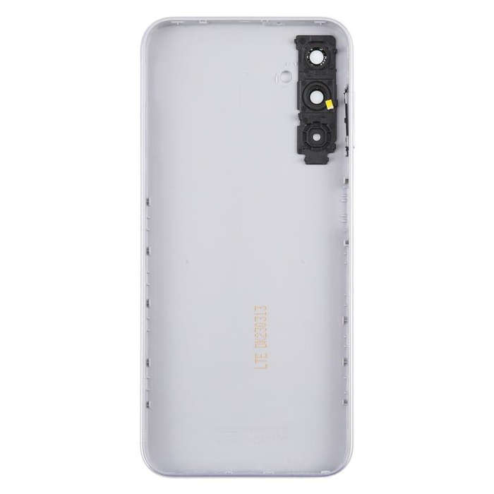 For Samsung Galaxy A14 SM-A145F Back Cover with Camera Lens Cover(Silver)