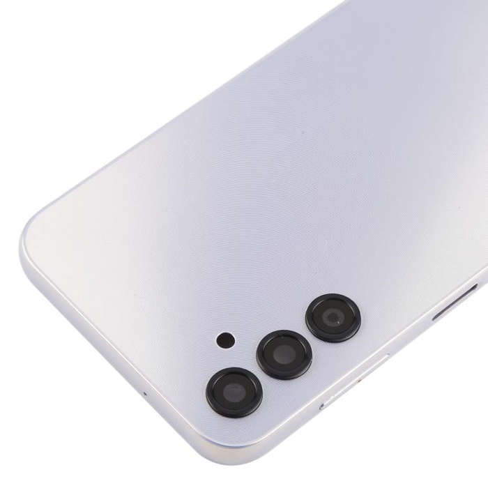 For Samsung Galaxy A14 5G SM-A146B Back Cover with Camera Lens Cover(Silver)
