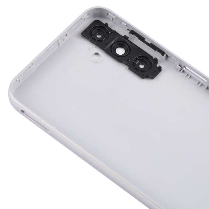 For Samsung Galaxy A14 5G SM-A146B Back Cover with Camera Lens Cover(Silver)