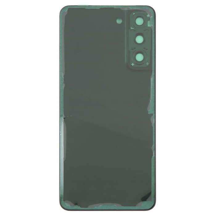 For Samsung Galaxy S21 FE SM-G990B Back Cover with Camera Lens Cover(Black)