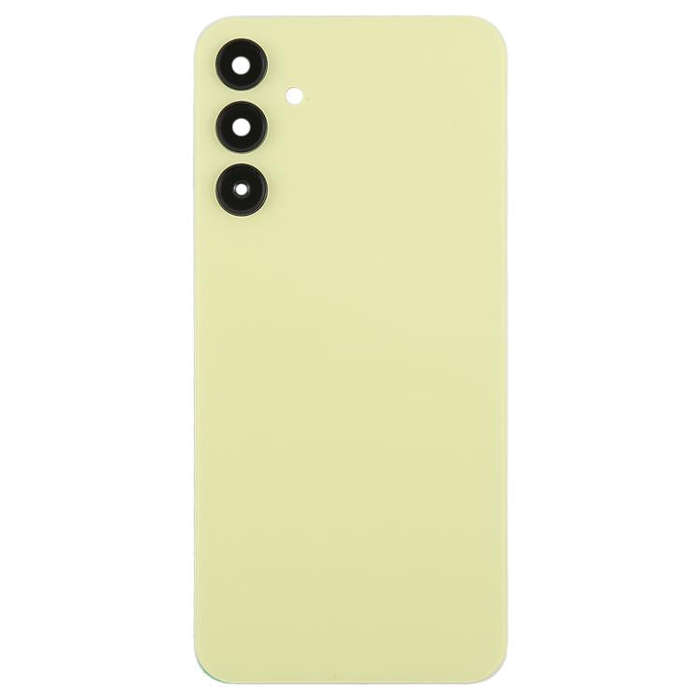 For Samsung Galaxy A15 SM-A155F Back Cover with Camera Lens Cover(Yellow)