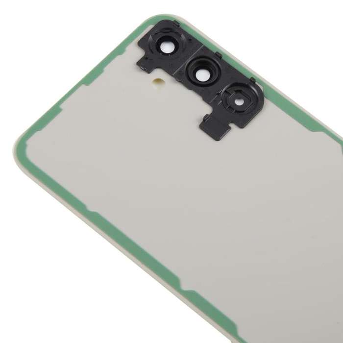 For Samsung Galaxy A15 SM-A155F Back Cover with Camera Lens Cover(Yellow)