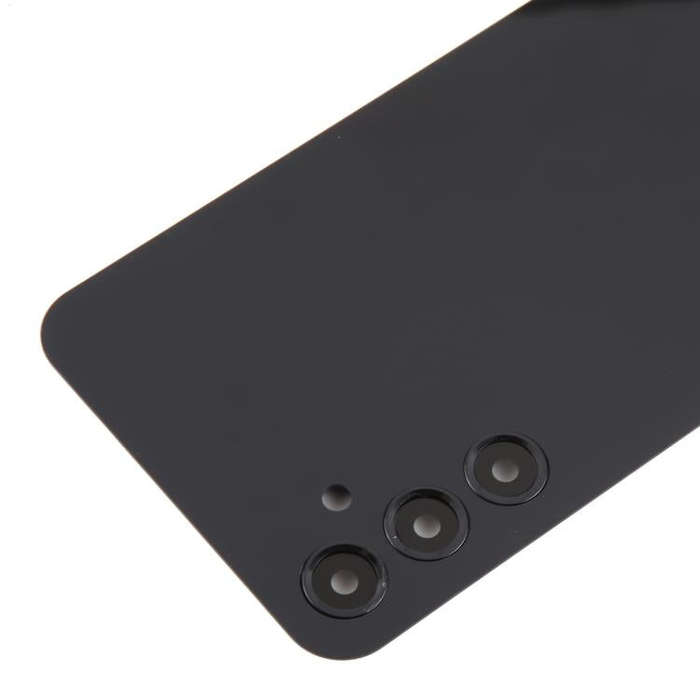For Samsung Galaxy A24 SM-A245 Back Cover with Camera Lens Cover(Black)