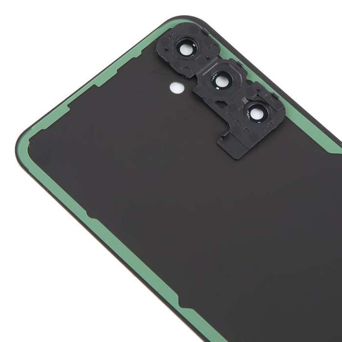 For Samsung Galaxy A24 SM-A245 Back Cover with Camera Lens Cover(Black)