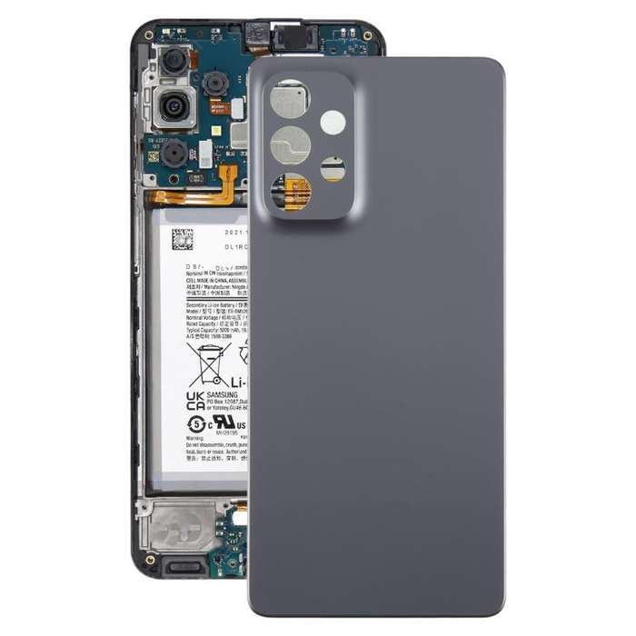 For Samsung Galaxy A73 SM-A736B Back Cover(Gray)