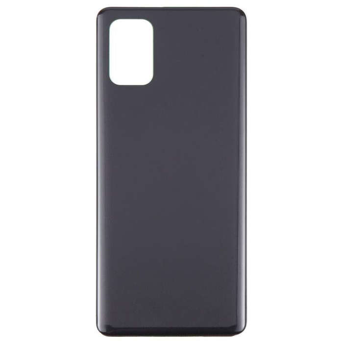 For Samsung Galaxy A71 4G SM-A715F Back Cover(Black)