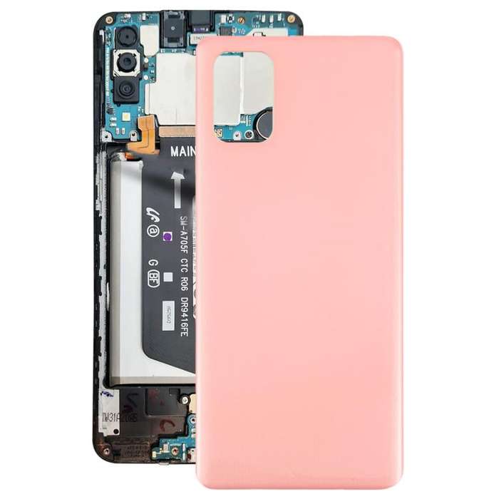 For Samsung Galaxy A71 4G SM-A715F Back Cover(Pink)