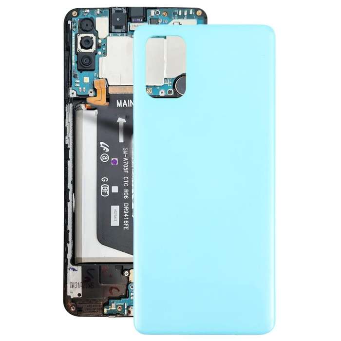 For Samsung Galaxy A71 4G SM-A715F Back Cover(Blue)