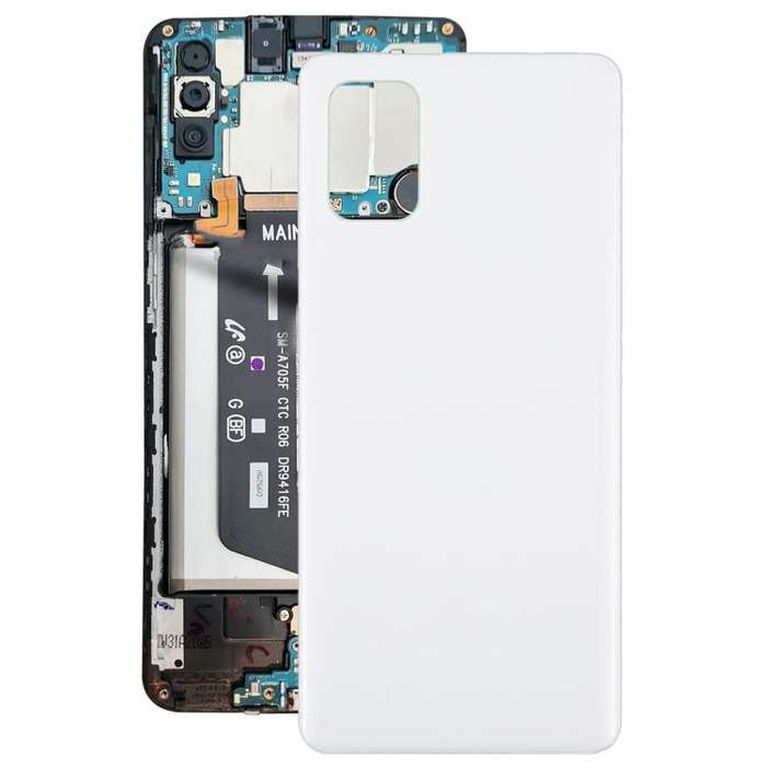 For Samsung Galaxy A71 4G SM-A715F Back Cover(White)