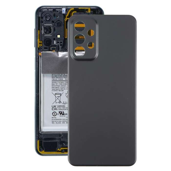 For Samsung Galaxy A23 5G SM-A236B Back Cover(Black)