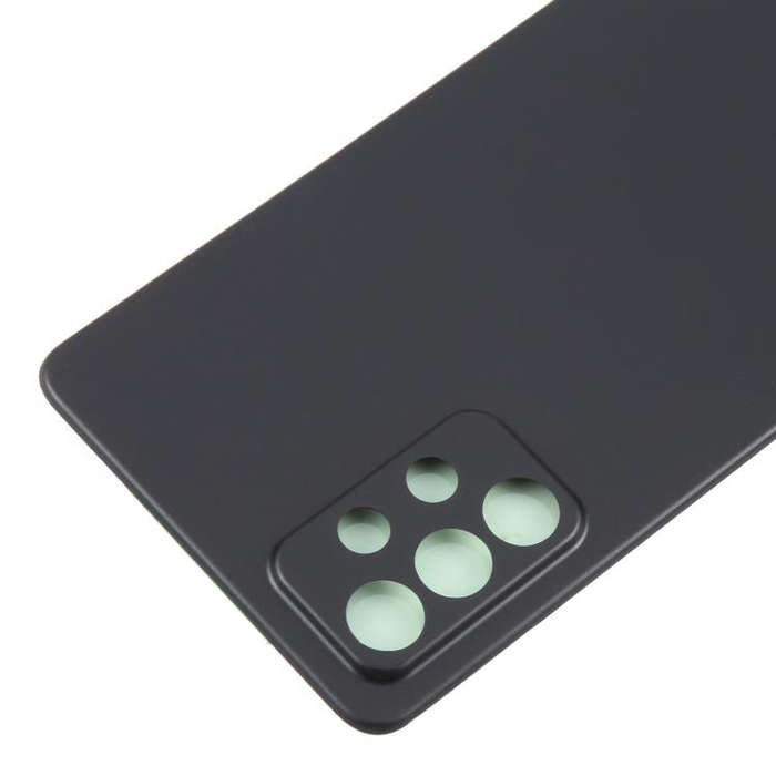 For Samsung Galaxy A72 4G SM-A725F Back Cover(Black)