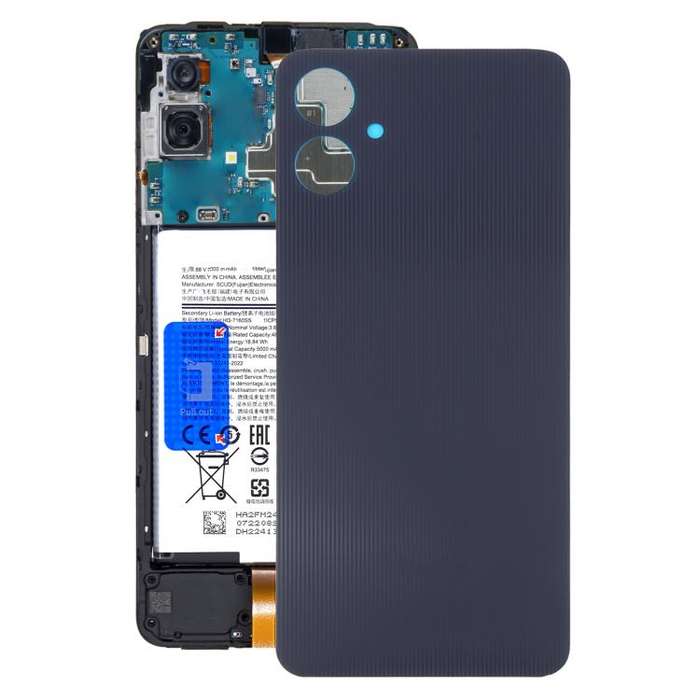 For Samsung Galaxy A06 SM-A065F Back Cover(Black)