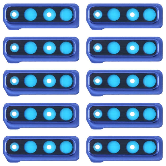 For Galaxy A9 (2018) A920F/DS 10pcs Camera Lens Cover (Blue)
