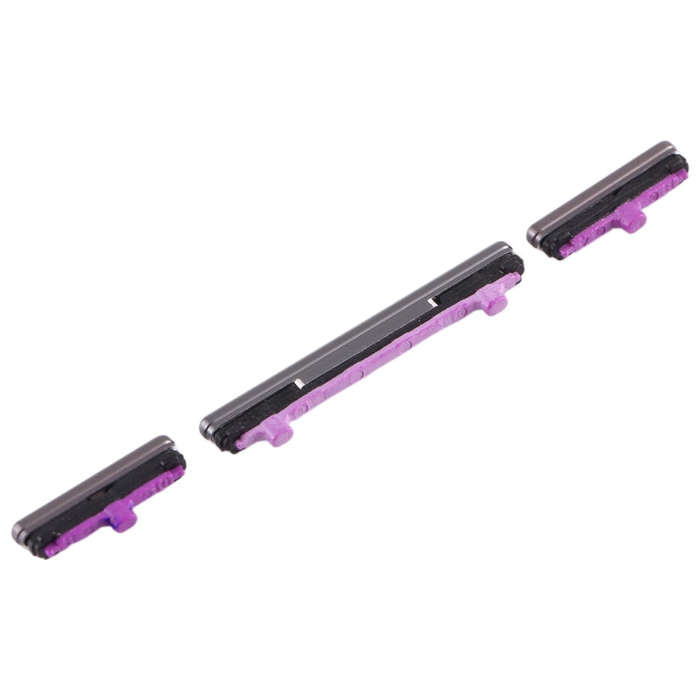For Galaxy S10 / Galaxy S10+ 10 Set Side Keys(Black)