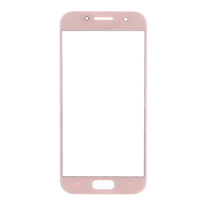 For Galaxy A5 (2017) / A520  Front Screen Outer Glass Lens (Pink)