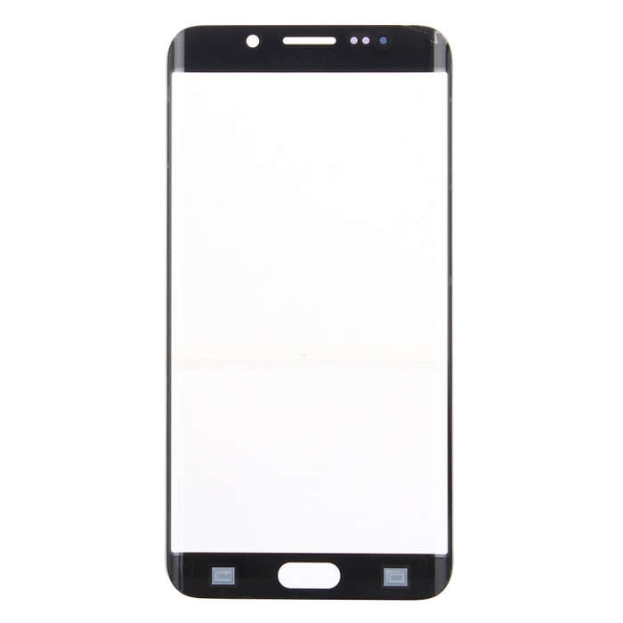 For Galaxy S6 Edge+ / G928  Front Screen Outer Glass Lens (Dark Blue)