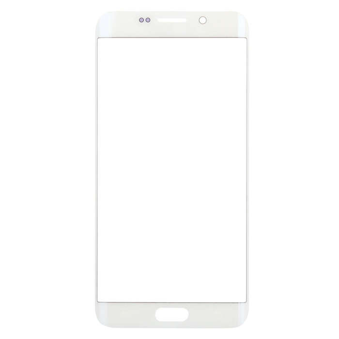 For Galaxy S6 Edge+ / G928 Front Screen Outer Glass Lens (White)