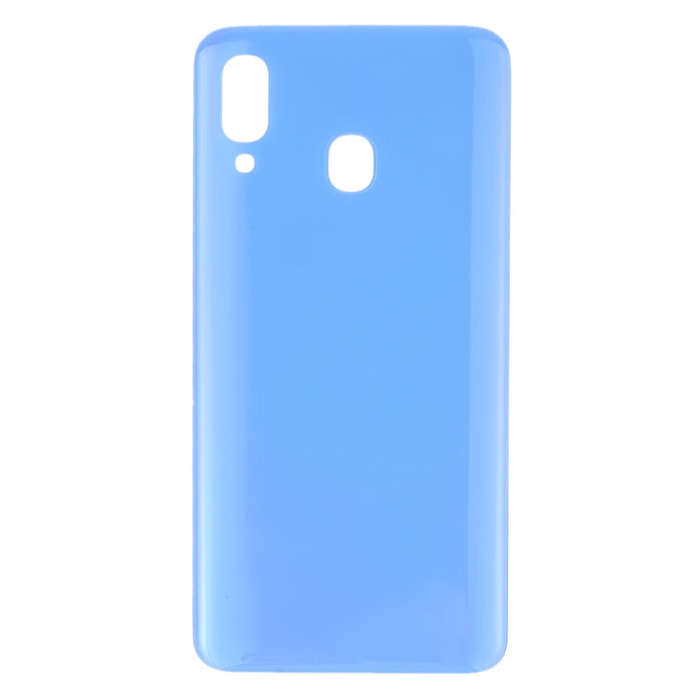 For Galaxy A20 SM-A205F/DS Battery Back Cover (Blue)