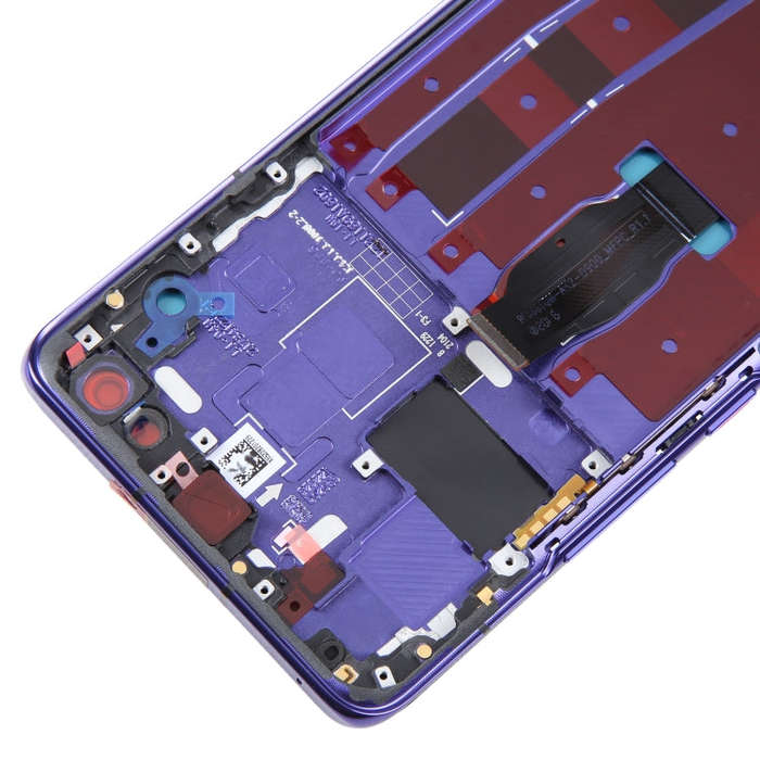 LCD Screen and Digitizer Full Assembly with Frame for Huawei Nova 7 Pro 5G(Blue)