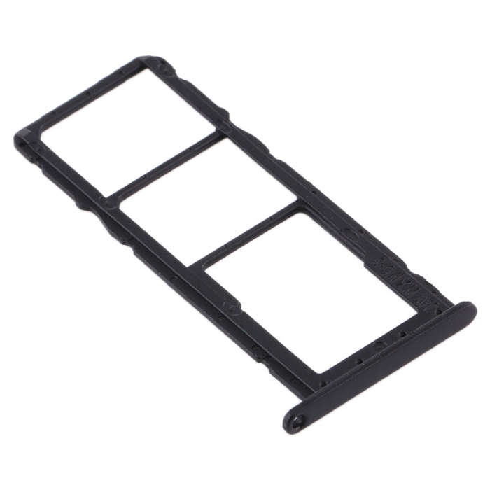 SIM Card Tray + SIM Card Tray + Micro SD Card Tray for Huawei Honor 8A Pro (Black)