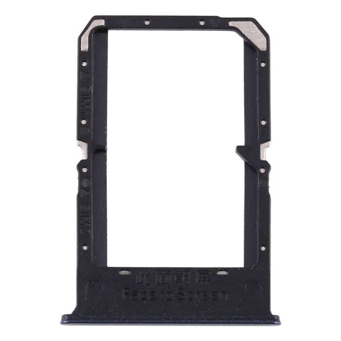 For OPPO A72 5G / K7X 5G / A53 5G SIM Card Tray + SIM Card Tray(Black)