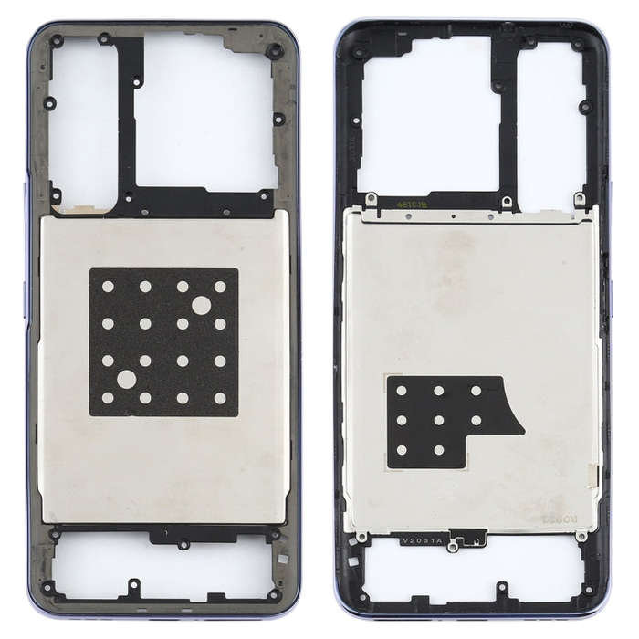 For Vivo Y73s V2031A Middle Frame Bezel Plate(Purple)