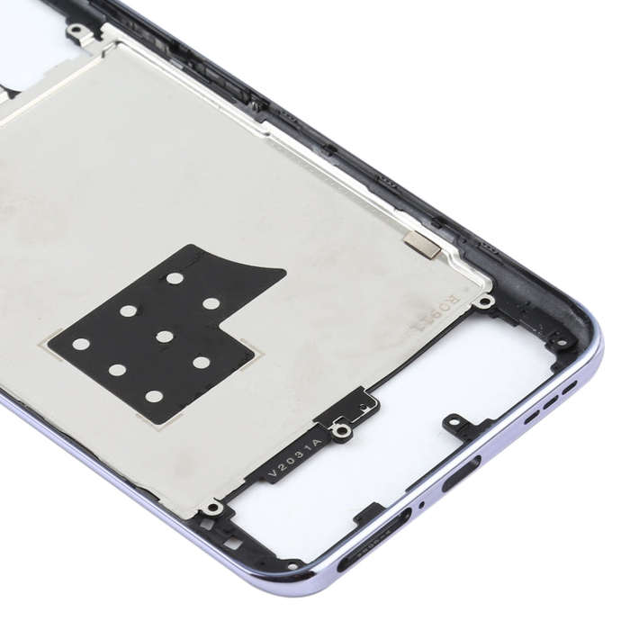 For Vivo Y73s V2031A Middle Frame Bezel Plate(Purple)