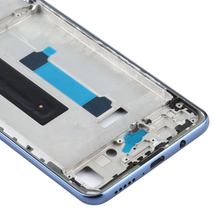 Original Front Housing LCD Frame Bezel Plate for Xiaomi Mi 10T Lite 5G M2007J17G (Black)
