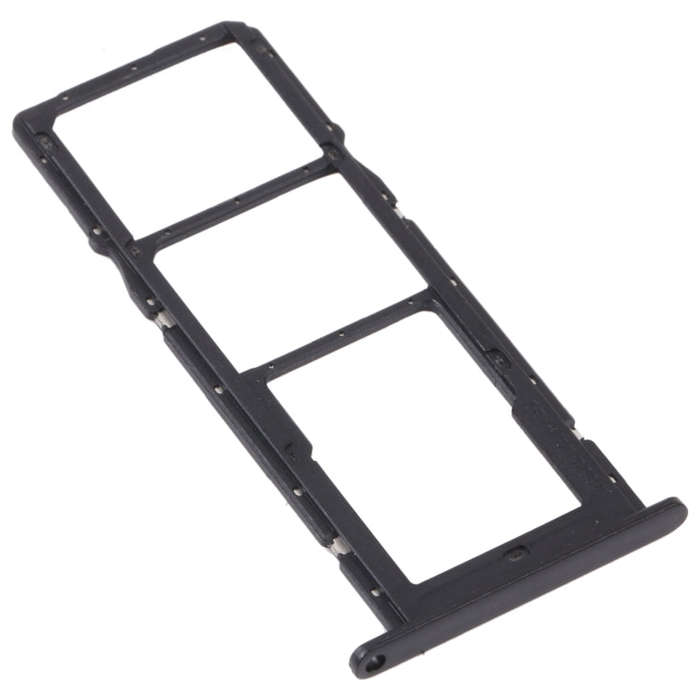 SIM Card Tray + SIM Card Tray + Micro SD Card Tray for Huawei Enjoy 20 SE 4G(Black)