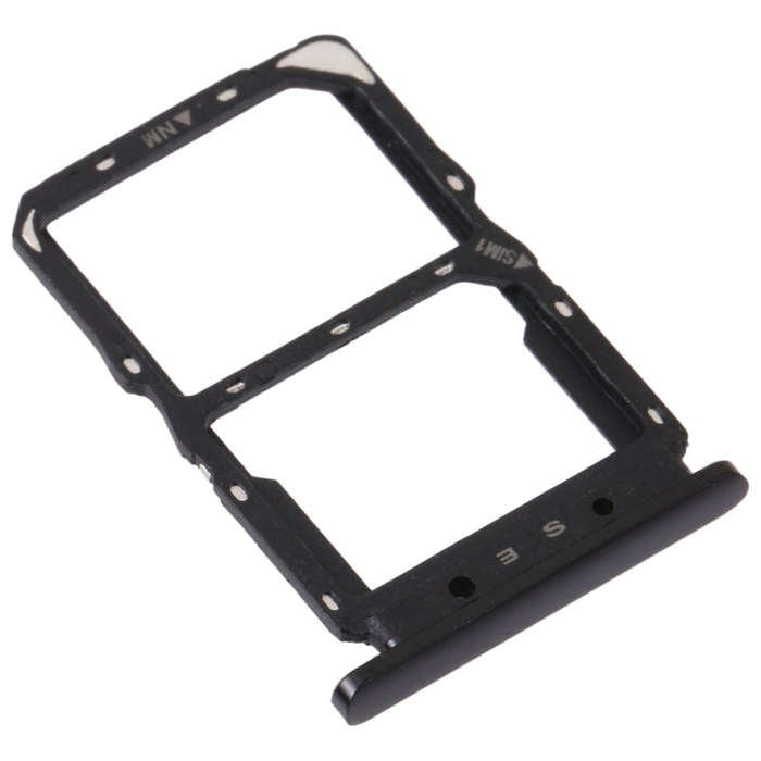 SIM Card Tray + NM Card Tray for Huawei Nova 5 Pro (Black)