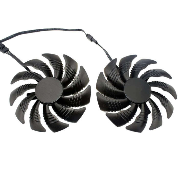 1 Pair 88MM 4 Pin Computer Graphics Card Cooling Fan For Gigabyte GeForce GTX1060 1070 GTX1050ti ...