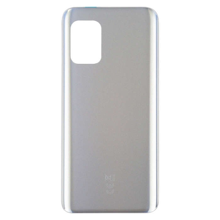 Glass Battery Back Cover with Adhesive for Asus Zenfone 8 ZS590KS(Frosted Silver)