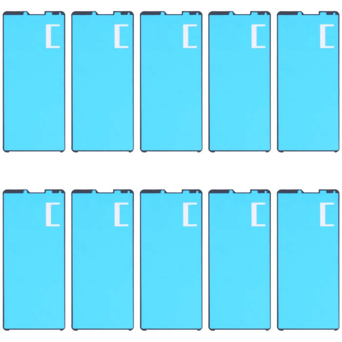 10 PCS Original Front Housing Adhesive for Sony Xperia 10 III / Xperia 10 II