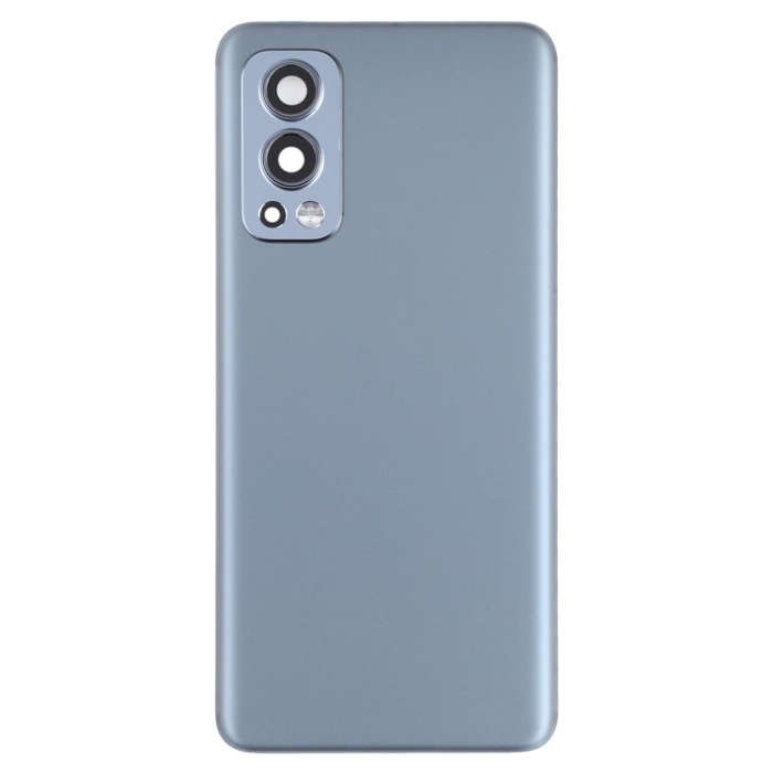 For OnePlus Nord 2 Battery Back Cover with Camera Lens Cover (Grey)