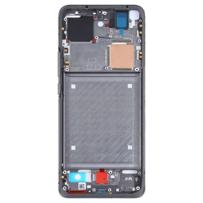 Original Front Housing LCD Frame Bezel Plate for Xiaomi Mi 11 Pro M2102K1AC (Black)